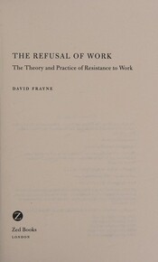 The Refusal of Work cover